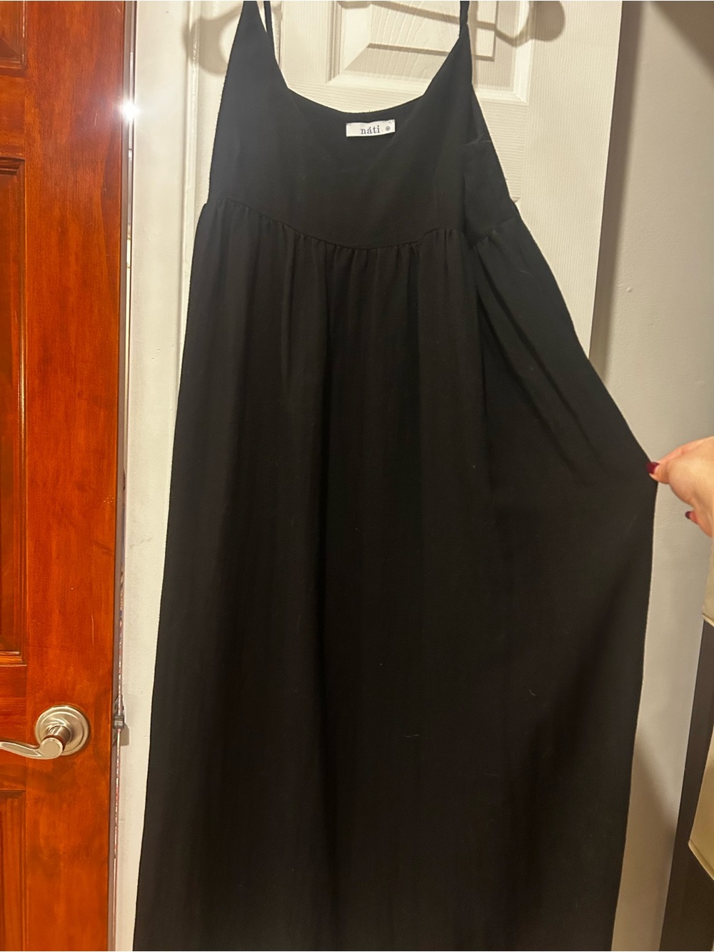Náti Boutique- Black Maxi Dress